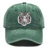 Tiger Head Print Adjustable Caps HD Animal Heads Man's Cap Casual Vintage-Inspired Snapback Baseball Hat One Size Fits All