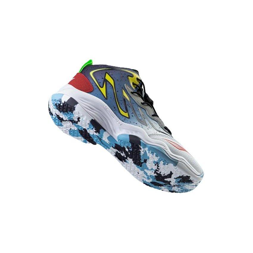 Детские баскетбольные кроссовки Li Ning Mantis Fist 1.5, удобные, универсальные, нескользящие, износостойкие, с отскоком, средней высоты, детские баскетбольные кроссовки YKBT010-3