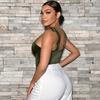 Beauty Outfit Ins Sexy V-neck Slim Asymmetric Velvet Camisole Vest
