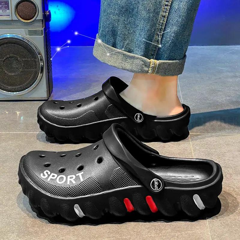 Fashion Sandals Man Beach Casual Shoes Slip-resistant Slippers for Men Designer Luxury Elegant Comfortable Clappers 2024 Summer Sale Fun
