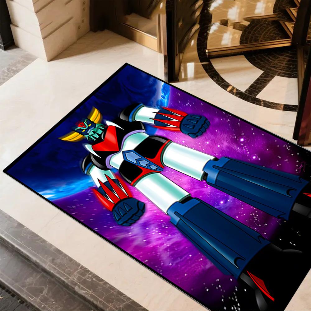 Robotic Hero Space. Floor Mat Perfect for Study room Hallway Balcony Entryway Antislip Carpet Anime Office Decor Perfect Birthday/Christmas Gift Idea