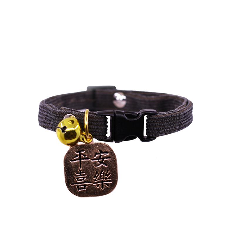 Cats Dogs Bell Collar Adjustable Size Necklace Bow Tie Cute Pendant Wear-resistant Buckle Ring