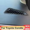 Для Toyota Corolla E210 2022 12-й автомобиль из нержавеющей стали, стойка для выпуска воздуха, ободок, отделка, кольцо, рамка, наклейки, аксессуары