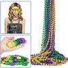 Mardi Gras Costume & Accessories for Carnival Party Festival Outfit Friend Gathering Celebration Props Hat Mask Bowtie