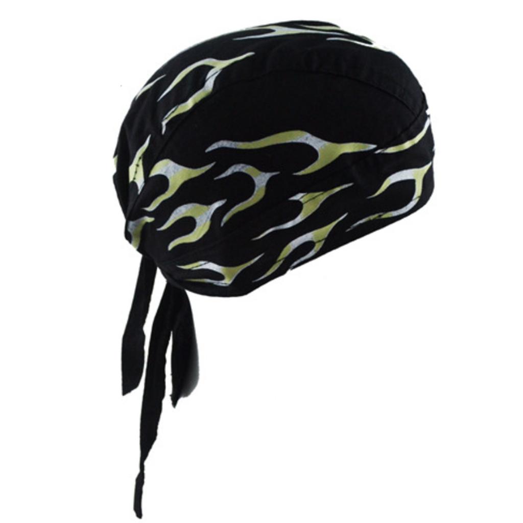 Cotton Skull Cap Head Wrap Cap Motorcycle Biker Hat Butterfly Print Bandana