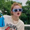 Модные женские солнцезащитные очки Candy Color 2023 с маленькой оправой и защитой от УФ-лучей