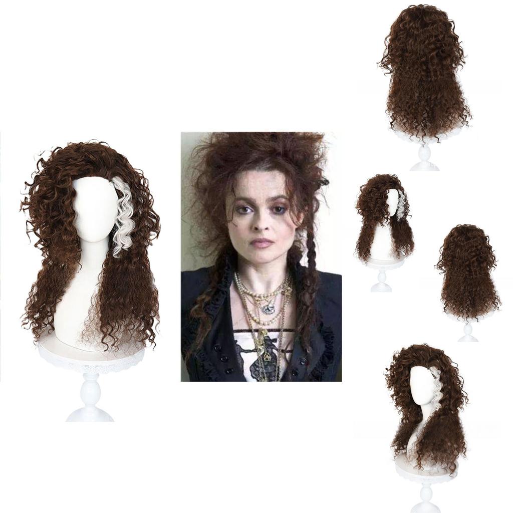 Bj-108 Bellatrix Lestrange Cosplay Wig Authentic Anime Style Versatile For Any Face Shape