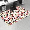 Minnie Mouse Patterned Office Carpet, Desk Mat Rug Gift for Home Decor, Room Decoration, Cute Cartoon Flooring Coveringa100