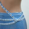Women's New Chest Navel Short Top with Slim Trousers Fashion Two-piece Hot Diamond Models