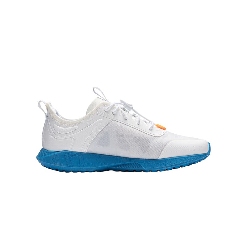 Li Ning Детские Удобные Нескользящие Амортизирующие Низкие Беговые Кроссовки Унисекс Беговая Обувь Бело-Синие YKFU052-3