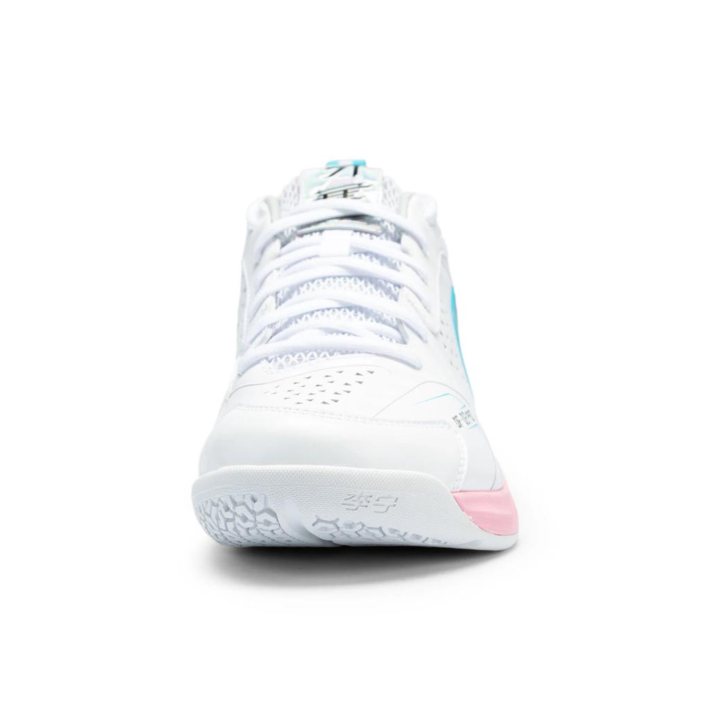 Li Ning Blade II PRO Амортизирующие, износостойкие низкие бадминтонные кроссовки Унисекс Белый Серебристый AYZV001-4