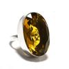 Citrine Gemstone 925 Sterling Silver Gift Jewelry Ring Size 8