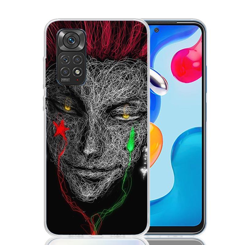 Чехол для телефона Huner X-Hunters Hisoka для Xiaomi Redmi Note 15 14 13 12S 12 Pro Plus 11S 11E 11 11T 10S 10 Арт Мягкий Чехол с Рисунком Re