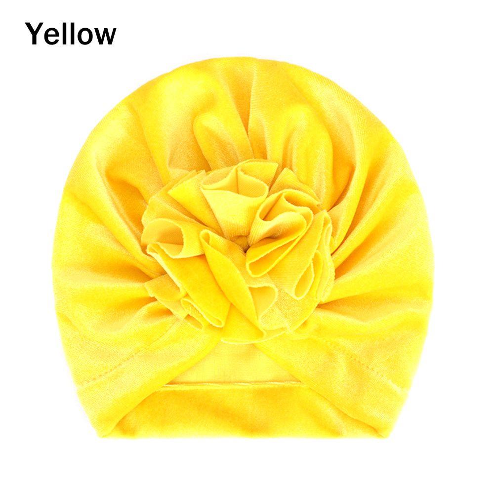 Детские эластичные головные уборы с узлом, детские бархатные тюрбаны, детские повязки на голову, теплая шапочка-бини