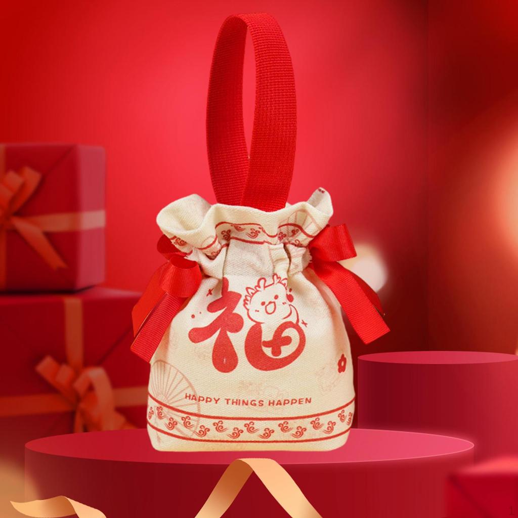 Свадебная сумка, украшенная традиционной китайской свадебной сумкой с цветочным узором для девочек, шикарная сумка на шнурке, подарок