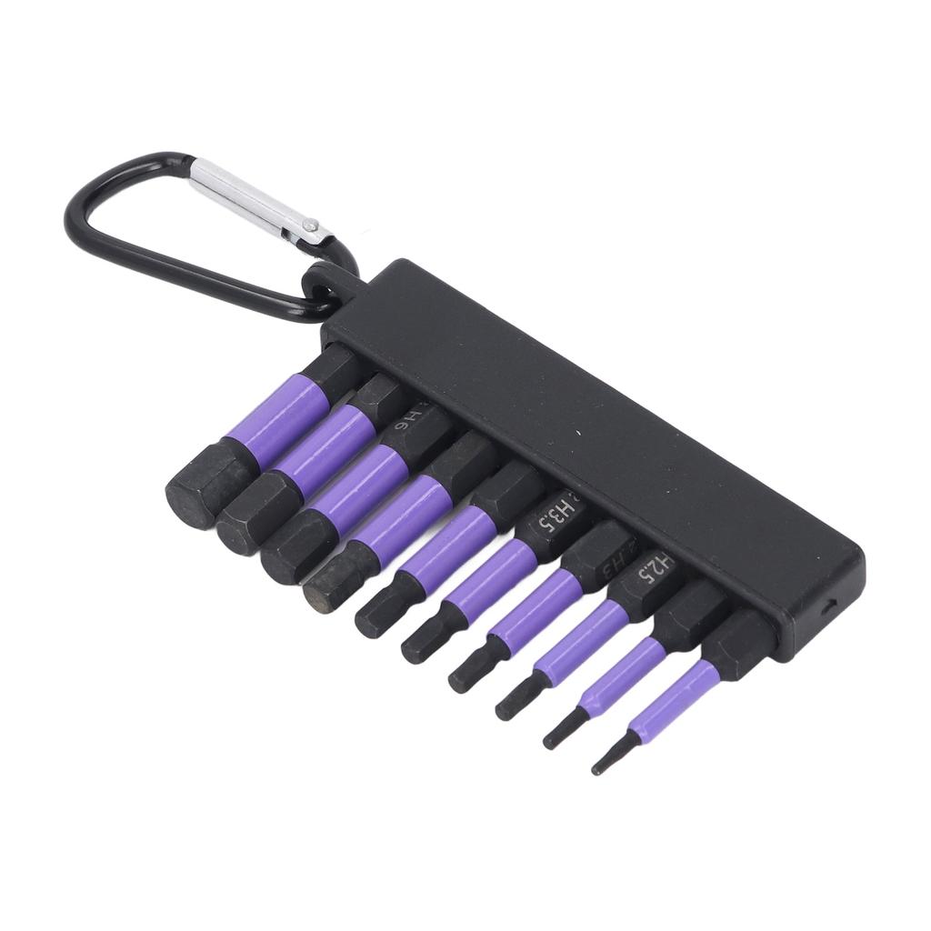 Набор из 10 бит для отверток с шестигранным хвостовиком 2 дюйма, высокопрочные магнитные биты для отверток