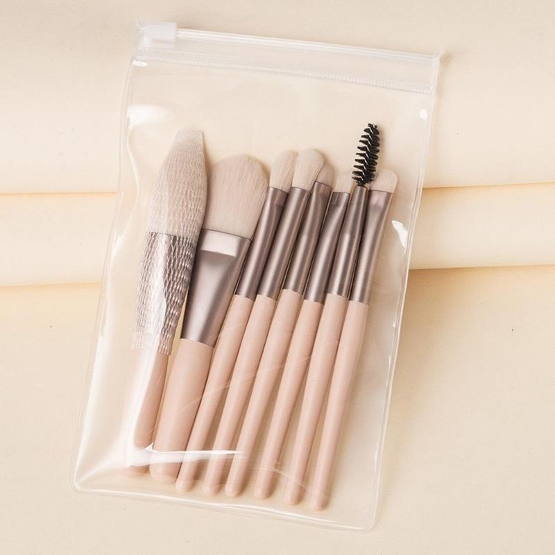 8 Pcs Candy Color Soft Makeup Brushes Set EyeShadow Foundation Powder Eyeliner Eyelash Cosmetic Face Makeup MakeUp Brush Tools