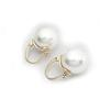 Elegant Imitation Jade Hoop Earrings for Women Green Round Beads Ear Buckle Banquet Jewelry KTB