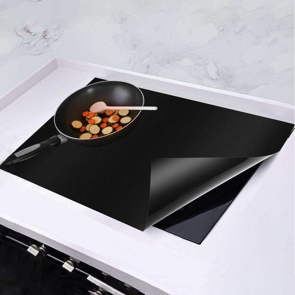 Induction Cooker Mat Silicone Electric Stove Protector Mat Non-Slip Baking Plate Protector Multipurpose Kitchen Acssories