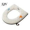 Soft Plush Bathroom Toilet Seat Cover Cover, Thick Washable Pad with Zipper And O-shaped Cushion Handle, Warm Skin-Friendly for O-Shaped U-Shaped