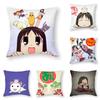 Аниме A-Azumanga Daioh Наволочка 3D-печать Полиэфирное волокно 40*40 см Домашний диван Декоративная наволочка Подарок на фестиваль