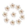 10Pcs Wedding Decor DIY Clothing Bow Accessories Scrapbooking Rhinestone Pearls Sewing Button Flower