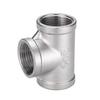 304 Stainless Steel Pipe Fitting BSP Female Thread Three-Way Female Thread Adapter 1/8" 1/4" 3/8" 1/2" 3/4" 1" Pipe Tee Adapter