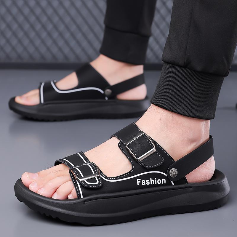 New men's sandals Comfortable sole style Daily office Outdoor leisure beach and tourist walking Summer breathable shoes 38-48