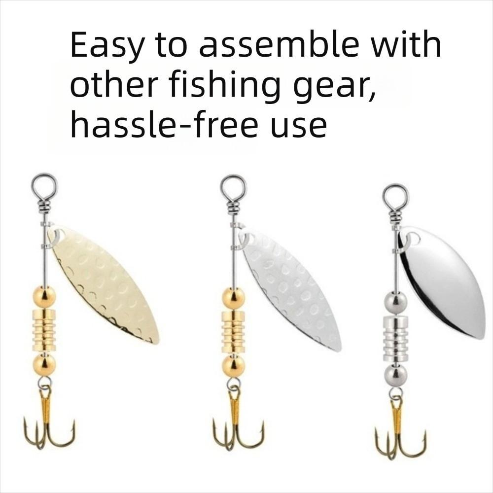 100 PCS Copper Material Fishing Clevis Irregular U-shaped Lure Making Accessories Fishing Tackle