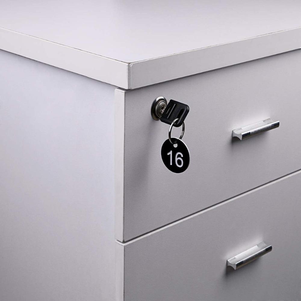 20 шт. черных номерных бирок 1-20 пронумерованные брелки для шкафчиков в доме учителя офис