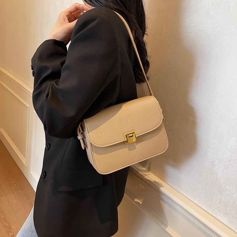 Premium small bag women's bag 2025 new texture niche popular messenger bag women's shoulder underarm small square bag