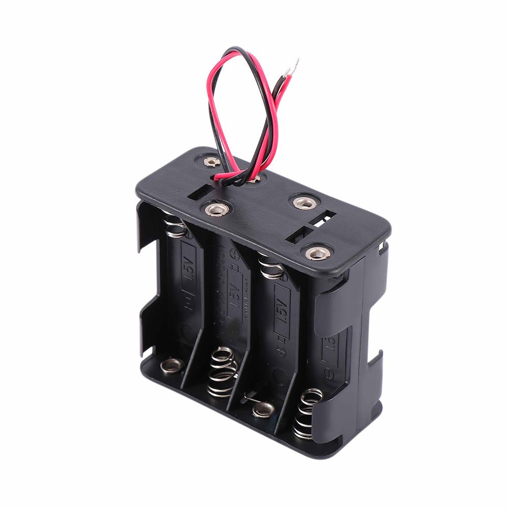 Батарейки AA 12 Вольт 12V Контейнер для хранения Перезаряжаемый контейнер для батареек Кейс для батареек Слот для зажима батареек Складка батареек Контейнер-держатель для батареек