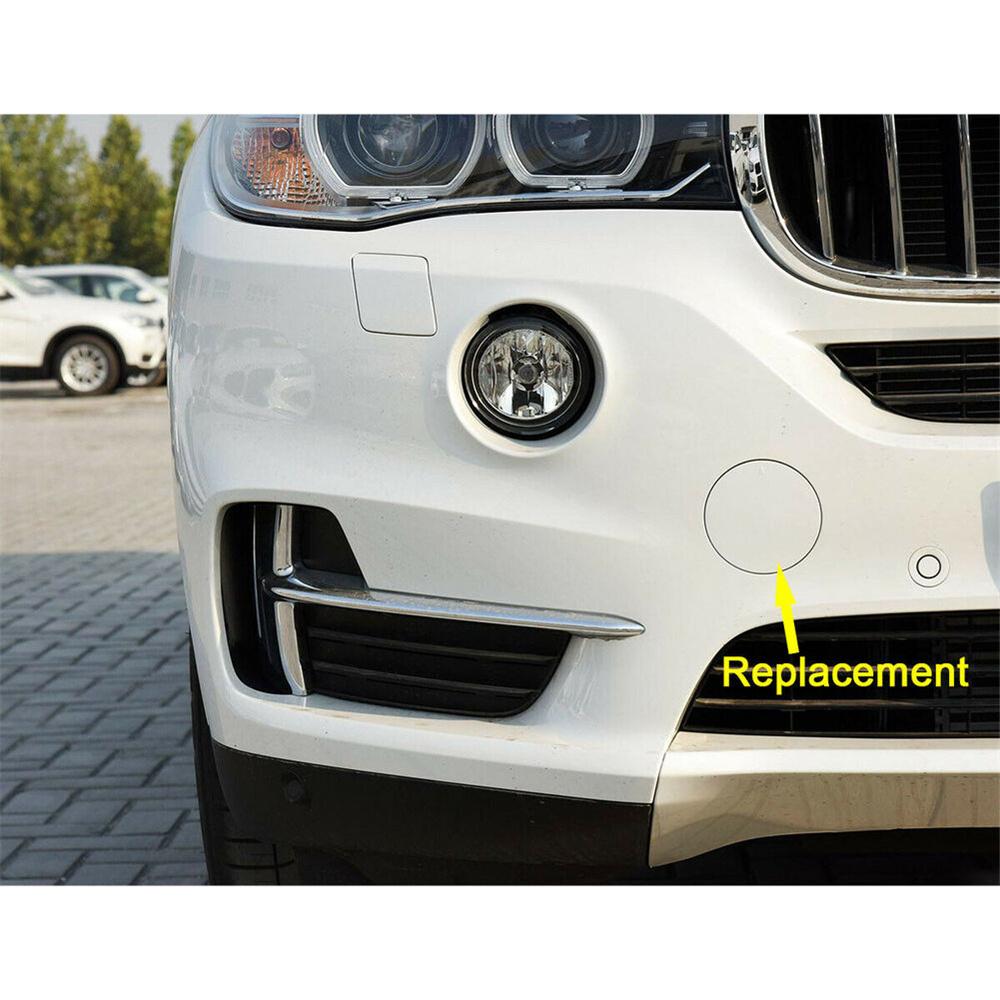 Front Bumper Hole Cover Tow Eye Cap Tow Hook Primer Fit For BMW X5 2014-2018 F15
