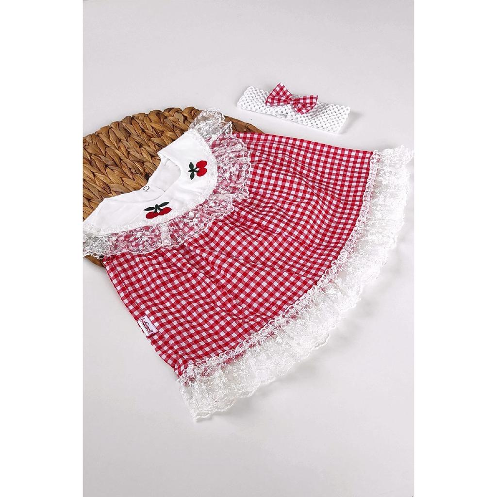 Платье-пачка вишневого цвета