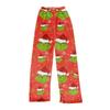 Women's Fashion Casual Christmas Printed Pants Plush Casual Pants