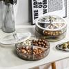 Plastic Light Luxury Sealed Nut Snacks Placed In The New Year's Dried Fruit Storage Home Living Room Coffee Table High-end Fruit Plate Box