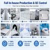 12X12inch Large Size Industrial Lint Free Cleanroom Wiper Kit Polyester Microfiber Wipes Cloth for Biopharmaceutical