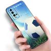 Силиконовый чехол для телефона с огненным футбольным мячом для Xiaomi Redmi Note 11 10 9 8 Pro 11T 10T 10S 9S 8T 9 9A 9C 9T, черный чехол