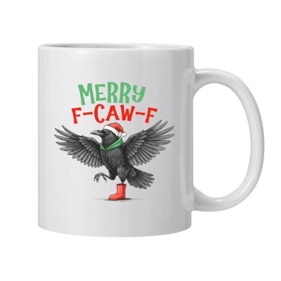 Персонализированная кружка F-Caw-F Chicken 15 унций керамическая кофейная чашка смешной петух фермерское животное юмор кружка многоразовая подходит для мытья в посудомоечной машине и микроволновой печи посуда для напитков