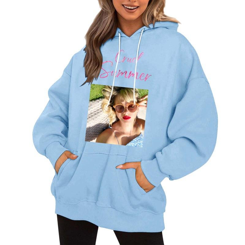 Autumn 3D Taylor Swift Printed Hoodies Fashionable Casual Sports Long Sleeved Men's Hooded Sweatshirts