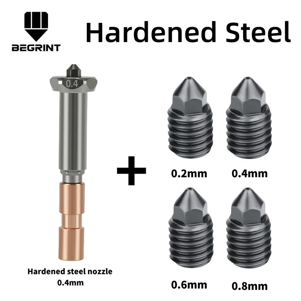 For Anycubic Kobra 3 Max Nozzle Copper Brass Hardened Steel Replace Nozzle Print Head For Anycubic Kobra 3 Max Combo Accessories