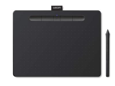 Планшет Wacom Pen Tablet Wacom Intuos Medium Wireless черного цвета, совместимый с преимуществами передачи данных Crystal, Android, TCTL6100WL/K0