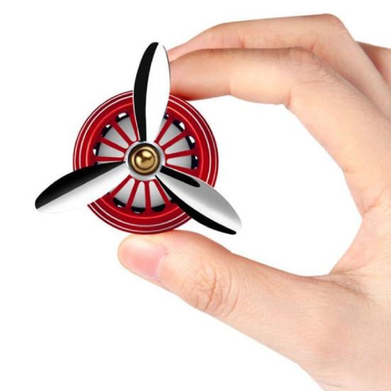 Автомобильные духи, простая установка, свежий аромат, форма пропеллера, автомобильный вентилятор, ароматерапия для автомобиля