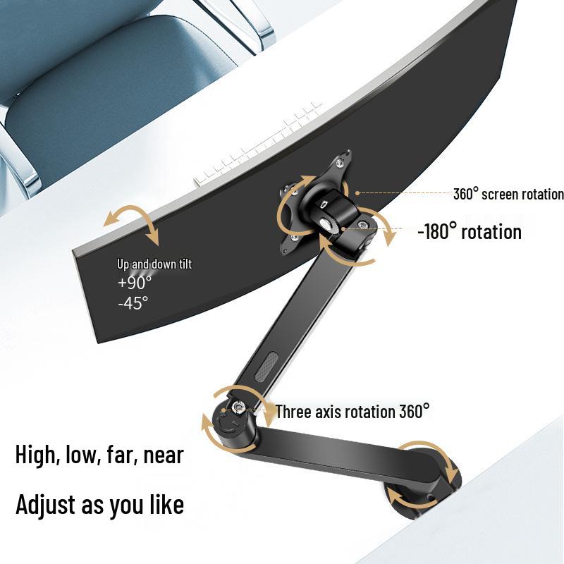 Подставка для монитора AOC Xiaomi: Поворотный кронштейн с консольным подъемным основанием и телескопическим механическим рычагом