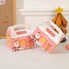 10Pcs Cartoon Print Bakery Dessert Box Paper Christmas Candy Container  Theme Decoration