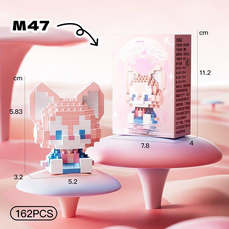 Assembly Model Building Blocks, Doll Toys Are Suitable Educational Diy Games, Cartoon Anime Games, Back-To-School Learning