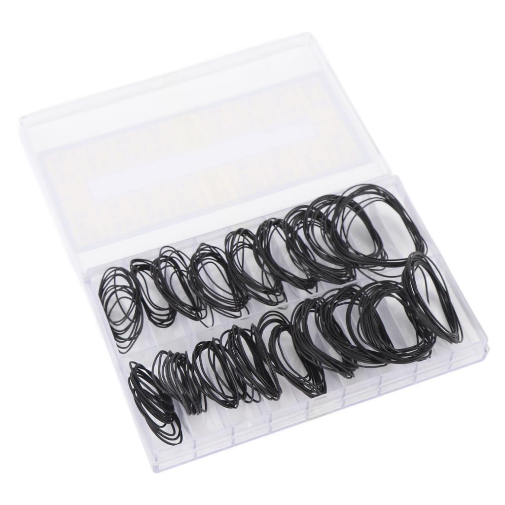 180 шт. прокладок для часов O Ring 18 размеров, резиновые уплотнительные прокладки для задней крышки часов с пластиковой коробкой для ремонта