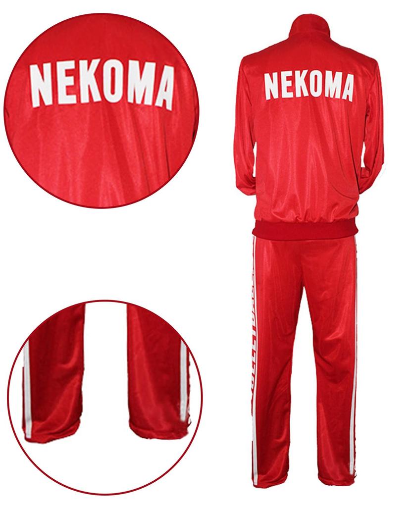 Nekoma Cosplay Jersey Uniform for Costume for School Festivals and Anime Costume Size [NOKIJP] Adults, Events, Haikyuu! (Nekoma, L)