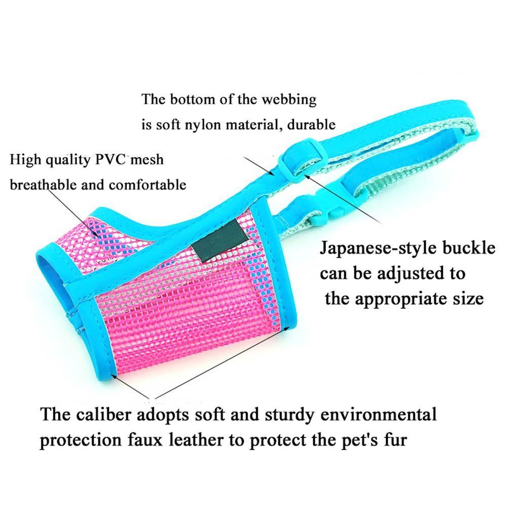 Safety Anti Bite Bark Chewing Adjustable Pet Product Mouth Grooming Mouth Muzzle Dog Muzzle