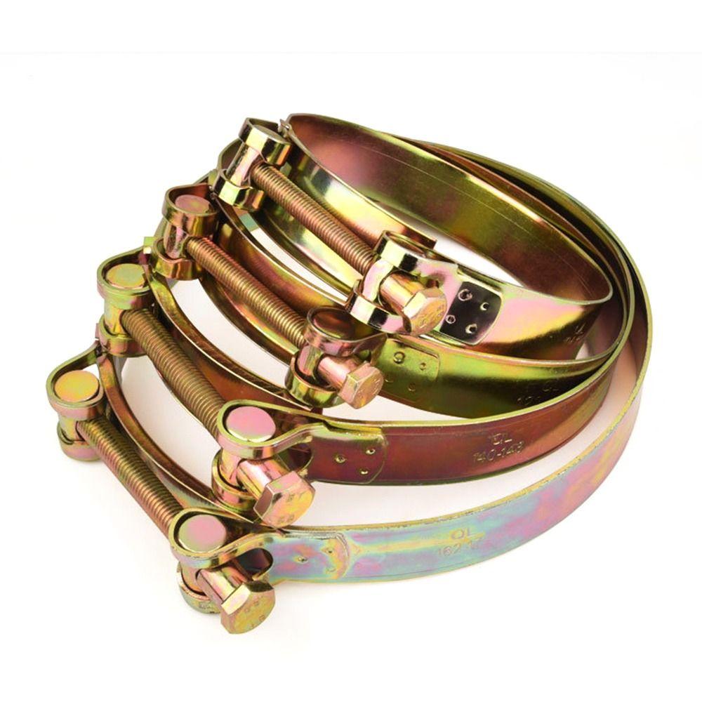 1pc T Bolt Pipe Clip Water Pipe Hoop Tube Clamp Pipe Clamp Throat Hoop Carbon Steel Hose Clamps